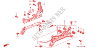 ASIENTO DEL. (DER.)(1) para Honda CIVIC 1.6IES 4 Puertas 5 velocidades manual 1999