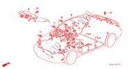 CONJUNTO DE ALAMBRES(RH) para Honda BALLADE 150I 4 Puertas 5 velocidades manual 1998