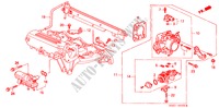 CUERPO MARIPOSA GASES(3) para Honda BALLADE 160I VTEC 4 Puertas 5 velocidades manual 1997