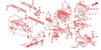 GUARNICION DE INSTRUMENTO(RH) para Honda BALLADE 150I 4 Puertas 5 velocidades manual 1999