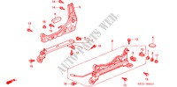 ASIENTO DEL. (DER.)(1) para Honda CIVIC 1.6IES 4 Puertas 5 velocidades manual 2000