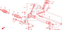 CAJA ENGRANAJE DIRECCION para Honda BALLADE BASE 4 Puertas 5 velocidades manual 2000