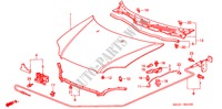 CAPO(LH) para Honda CIVIC 1.6IES 4 Puertas 5 velocidades manual 2000