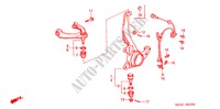 CHARNELA para Honda CIVIC EXI-S 4 Puertas 5 velocidades manual 2000
