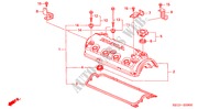 CUBIERTA CULATA CILINDRO(1) para Honda CIVIC VTI 4 Puertas 5 velocidades manual 2000