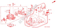 CUERPO MARIPOSA GASES(1) para Honda CIVIC 1.4IS 4 Puertas 5 velocidades manual 2000
