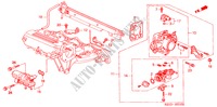 CUERPO MARIPOSA GASES(3) para Honda CIVIC SIR 4 Puertas 5 velocidades manual 2000