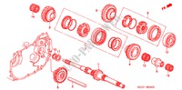 EJE PRINCIPAL (1) para Honda BALLADE 160I 4 Puertas 5 velocidades manual 2000