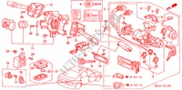 INTERRUPTOR COMBINACION(LH) para Honda CIVIC 1.6IES 4 Puertas 5 velocidades manual 2000