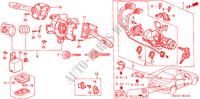 INTERRUPTOR COMBINACION(RH) para Honda CIVIC EXI-S 4 Puertas 5 velocidades manual 2000