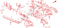 MULTIPLE DE ADMISION(1) para Honda CIVIC 1.4IS 4 Puertas 5 velocidades manual 2000