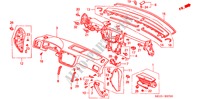 PANEL DE INSTRUMENTO(LH) para Honda CIVIC VTI 4 Puertas 5 velocidades manual 2000