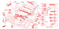 CONJ. DE CABLES DE MOTOR(RH) para Honda CIVIC VTI-S 4 Puertas 5 velocidades manual 2004