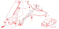 LAVAPARABRISAS(2) para Honda CIVIC 1.6LS 4 Puertas 5 velocidades manual 2001