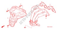 MULTIPLE DE ESCAPE(1) para Honda CIVIC 1.6LS 4 Puertas 5 velocidades manual 2004