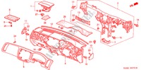 PANEL DE INSTRUMENTO(RH) para Honda CIVIC GLI 4 Puertas 5 velocidades manual 2002