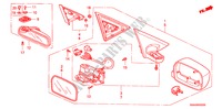 RETROVISOR(GIRO AUTOMATICO) para Honda CIVIC VTI 4 Puertas 5 velocidades manual 2003