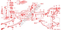TANQUE DE COMBUSTIBLE(2) para Honda CIVIC GLI 4 Puertas 5 velocidades manual 2002