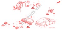 UNIDAD SRS(LH) para Honda CIVIC 1.6LS 4 Puertas 5 velocidades manual 2004