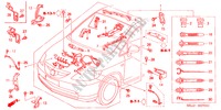 CONJ. DE CABLES DE MOTOR(RH) para Honda CITY V 4 Puertas 5 velocidades manual 2006