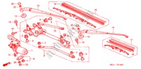 LIMPIAPARABRISAS(RH) para Honda CITY S 4 Puertas 5 velocidades manual 2005