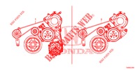CORREA DE ALTERNADOR (1.8L) para Honda CIVIC 1.8 ES 5 Puertas 5 velocidades automática 2013