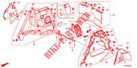 RECUBR. LADO PORTAEQU.  para Honda CIVIC 1.8 ES 5 Puertas 5 velocidades automática 2013