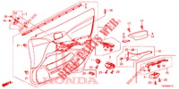 RECUBRIMIENTO DE PUERTA (RH) para Honda CIVIC 1.8 ES 5 Puertas 5 velocidades automática 2013