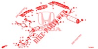 TUBERIA DE ESCAPE/SILENCIADOR (1.8L) para Honda CIVIC 1.8 ES 5 Puertas 5 velocidades automática 2013
