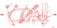 ANILLO (LATERAL) para Honda CIVIC 1.4 EXECUTIVE 5 Puertas 6 velocidades manual 2012