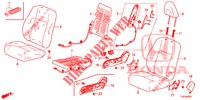ASIENTO DELANTERO/CINTURONES DE SEGURIDAD (D.) (LH) para Honda CIVIC 1.4 EXECUTIVE 5 Puertas 6 velocidades manual 2012