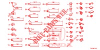 BANDA DE JUEGO DE CABLES/SOPORTE(RH)  para Honda CIVIC 1.4 EXECUTIVE 5 Puertas 6 velocidades manual 2012