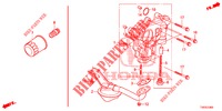 BOMBA DE ACEITE (1.4L) para Honda CIVIC 1.4 EXECUTIVE 5 Puertas 6 velocidades manual 2012