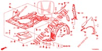GUARDABARROS DELANTERO  para Honda CIVIC 1.4 EXECUTIVE 5 Puertas 6 velocidades manual 2012