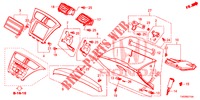 GUARNICION DE INSTRUMENTO (COTE DE PASSAGER) (LH) para Honda CIVIC 1.4 EXECUTIVE 5 Puertas 6 velocidades manual 2012