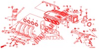 MULTIPLE DE ADMISION (1.4L) para Honda CIVIC 1.4 EXECUTIVE 5 Puertas 6 velocidades manual 2012