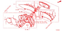 VELOCIMETRO  para Honda CIVIC 1.4 EXECUTIVE 5 Puertas 6 velocidades manual 2012