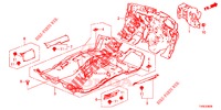 ALFOMBRA DE PISO/AISLADOR  para Honda CIVIC 1.4 EXECUTIVE TUNER LESS 5 Puertas 6 velocidades manual 2014
