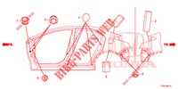 ANILLO (LATERAL) para Honda CIVIC 1.4 EXECUTIVE TUNER LESS 5 Puertas 6 velocidades manual 2014