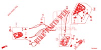 CERRADURAS PUERTA TRAS./MANIJA EXTERIOR  para Honda CIVIC 1.4 EXECUTIVE TUNER LESS 5 Puertas 6 velocidades manual 2014