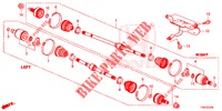 EJE DE IMPULSION DEL./ EJE MEDIO (1.4L) para Honda CIVIC 1.4 EXECUTIVE TUNER LESS 5 Puertas 6 velocidades manual 2014