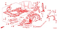 GUARDABARROS DELANTERO  para Honda CIVIC 1.4 EXECUTIVE TUNER LESS 5 Puertas 6 velocidades manual 2014
