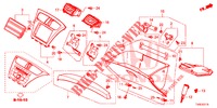 GUARNICION DE INSTRUMENTO (COTE DE PASSAGER) (LH) para Honda CIVIC 1.4 EXECUTIVE TUNER LESS 5 Puertas 6 velocidades manual 2014