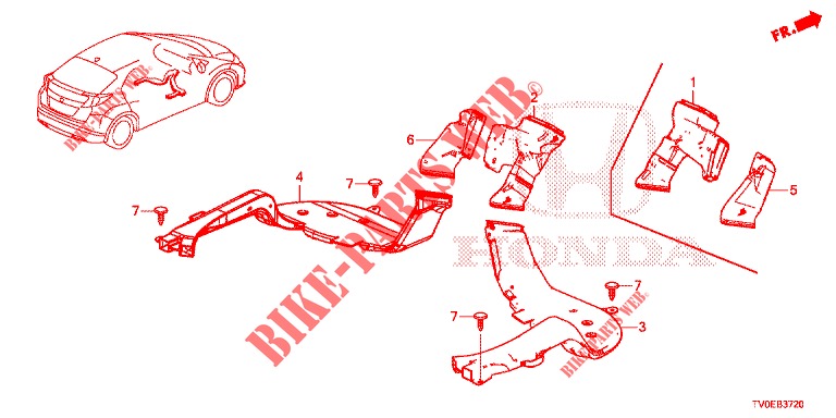 TUBERIA DE ALIMENTACION/TUBERIA DE VENTILACION  para Honda CIVIC 1.4 EXECUTIVE TUNER LESS 5 Puertas 6 velocidades manual 2014