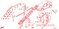MOLDURA/PROTECTOR  para Honda CIVIC DIESEL 1.6 ELEGANCE 5 Puertas 6 velocidades manual 2013