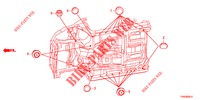 ANILLO (INFERIEUR) para Honda CIVIC DIESEL 1.6 EXECUTIVE 5 Puertas 6 velocidades manual 2015