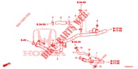 MANGUERA DE AGUA/CONDUCTO DE CALEFACTOR (DIESEL) para Honda CIVIC DIESEL 1.6 EXECUTIVE 5 Puertas 6 velocidades manual 2015