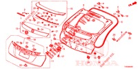 PANEL DE PUERTA TRASERA(2D)  para Honda CIVIC DIESEL 1.6 EXECUTIVE 5 Puertas 6 velocidades manual 2015