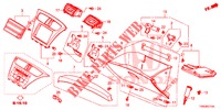GUARNICION DE INSTRUMENTO (COTE DE PASSAGER) (LH) para Honda CIVIC DIESEL 1.6 EXECUTIVE EURO 6 5 Puertas 6 velocidades manual 2015