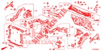 CONTENCION DELANTERA/TABLERO  para Honda CIVIC DIESEL 1.6 EXECUTIVE 5 Puertas 6 velocidades manual 2013